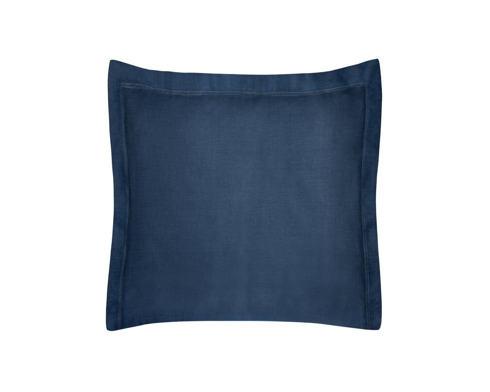 Obliečka na vankúš zo saténovej bavlny NOVA COLOUR - námornícka modrá, rozmer 50 x 60 cm